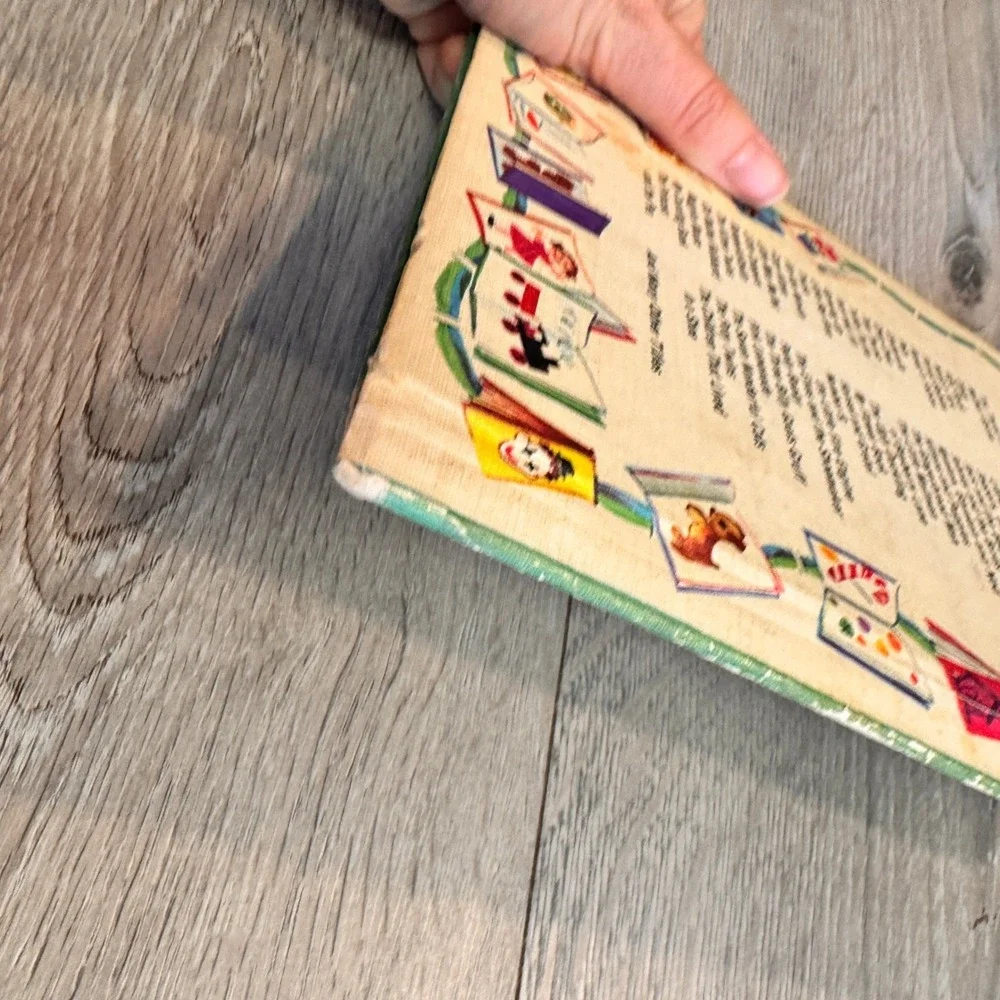 Vintage Mother Goose Rand McNally Tip Top Elf‎ Book 1955 Nursery Rhymes